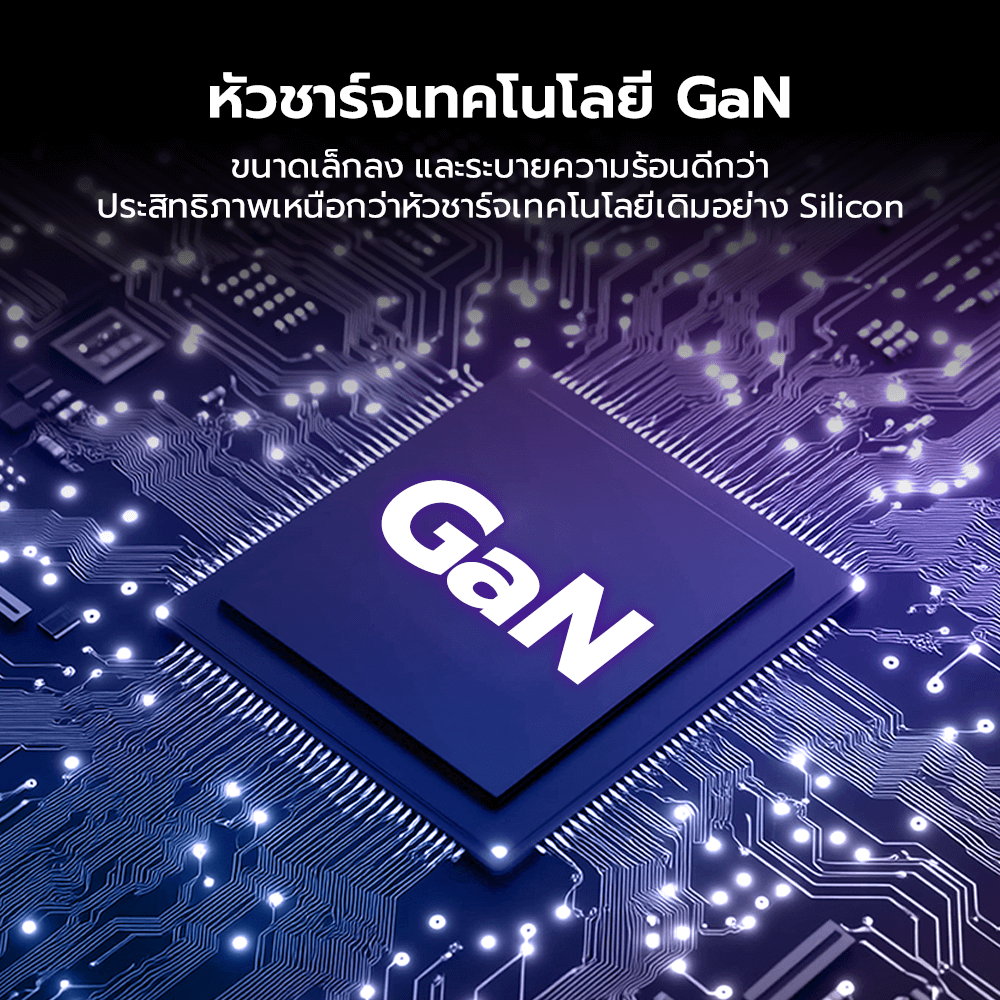 หัวชาร์จ 45W ZTEC ZA452 รองรับเทคโนโลยีชาร์จด่วน PD ขาปลั๊กไทย ได้รับมาตรฐาน มอก.
